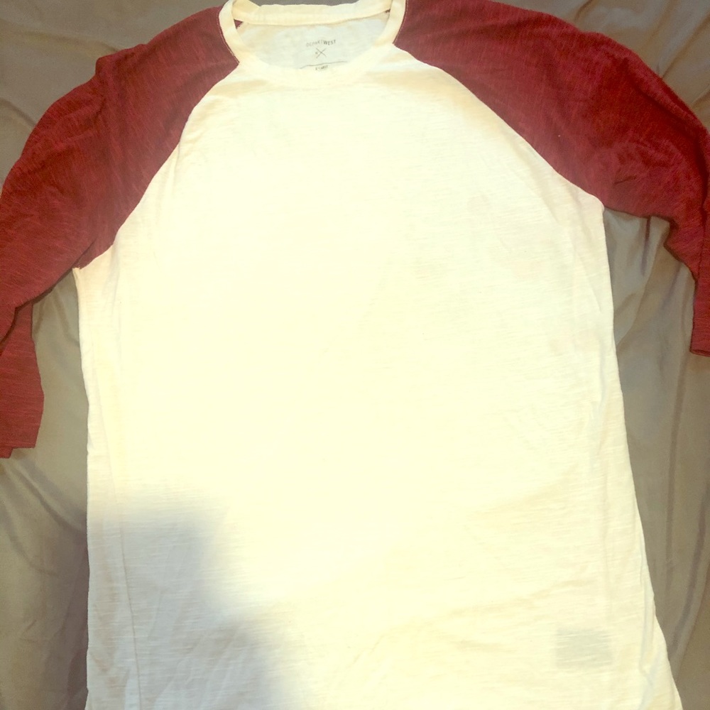 XL baseball style shirt DepartWest brand. Like new